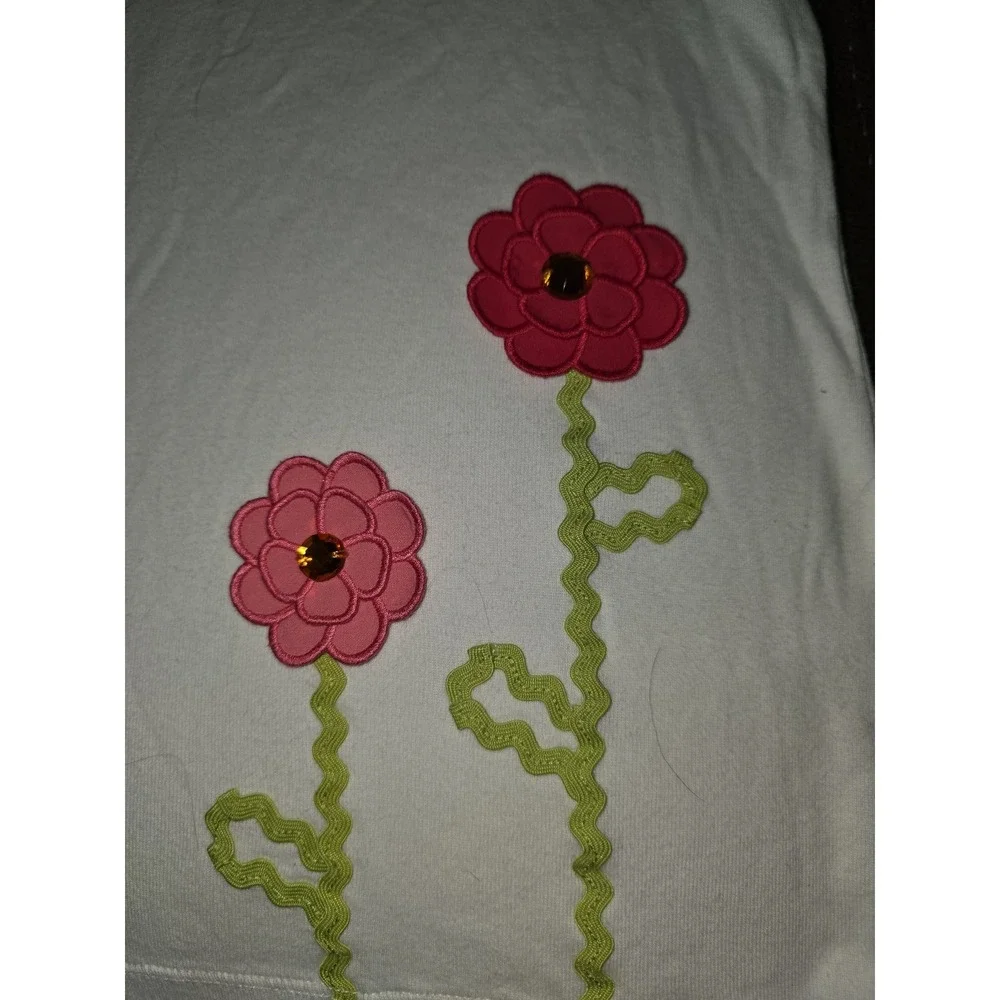 Gymboree pretty posies floral tops‎ lot of 2 size 9 shirts tank